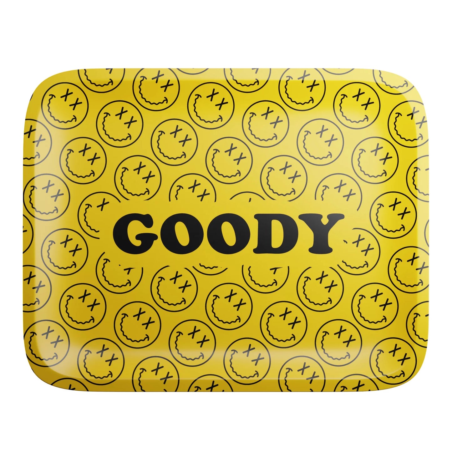 Goody Glass - Yellow Pattern Face Rolling Tray