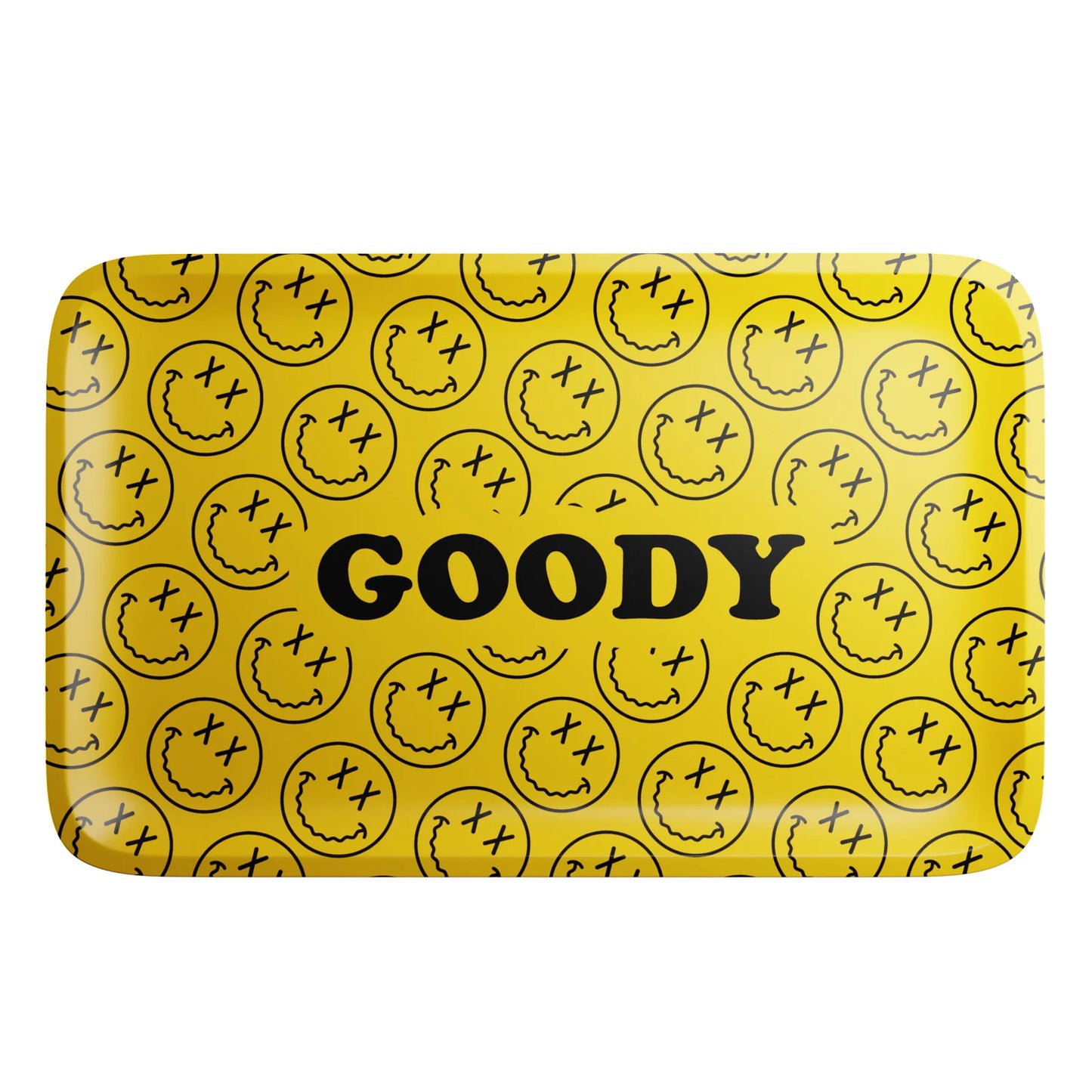 Goody Glass - Yellow Pattern Face Rolling Tray