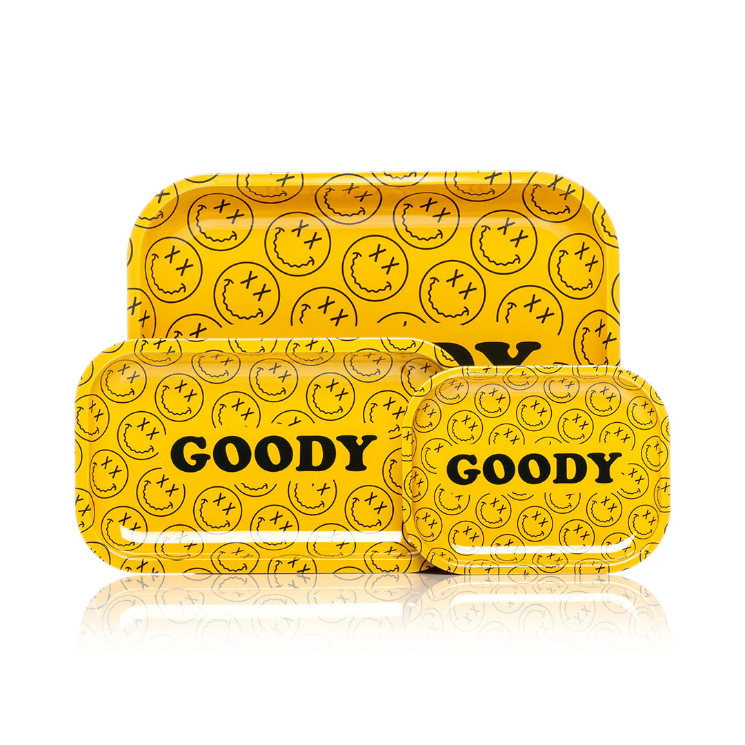 Goody Glass - Yellow Pattern Face Rolling Tray