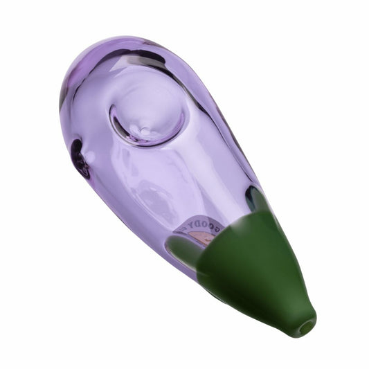 Goody Glass - Eggplant Hand Pipe