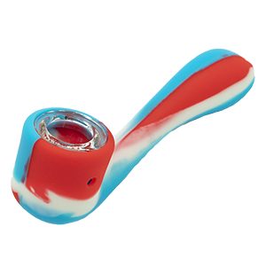 Curved Silicone Hand Pipe