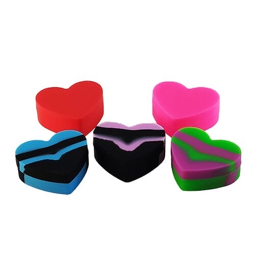 Large Silicone Heart Container