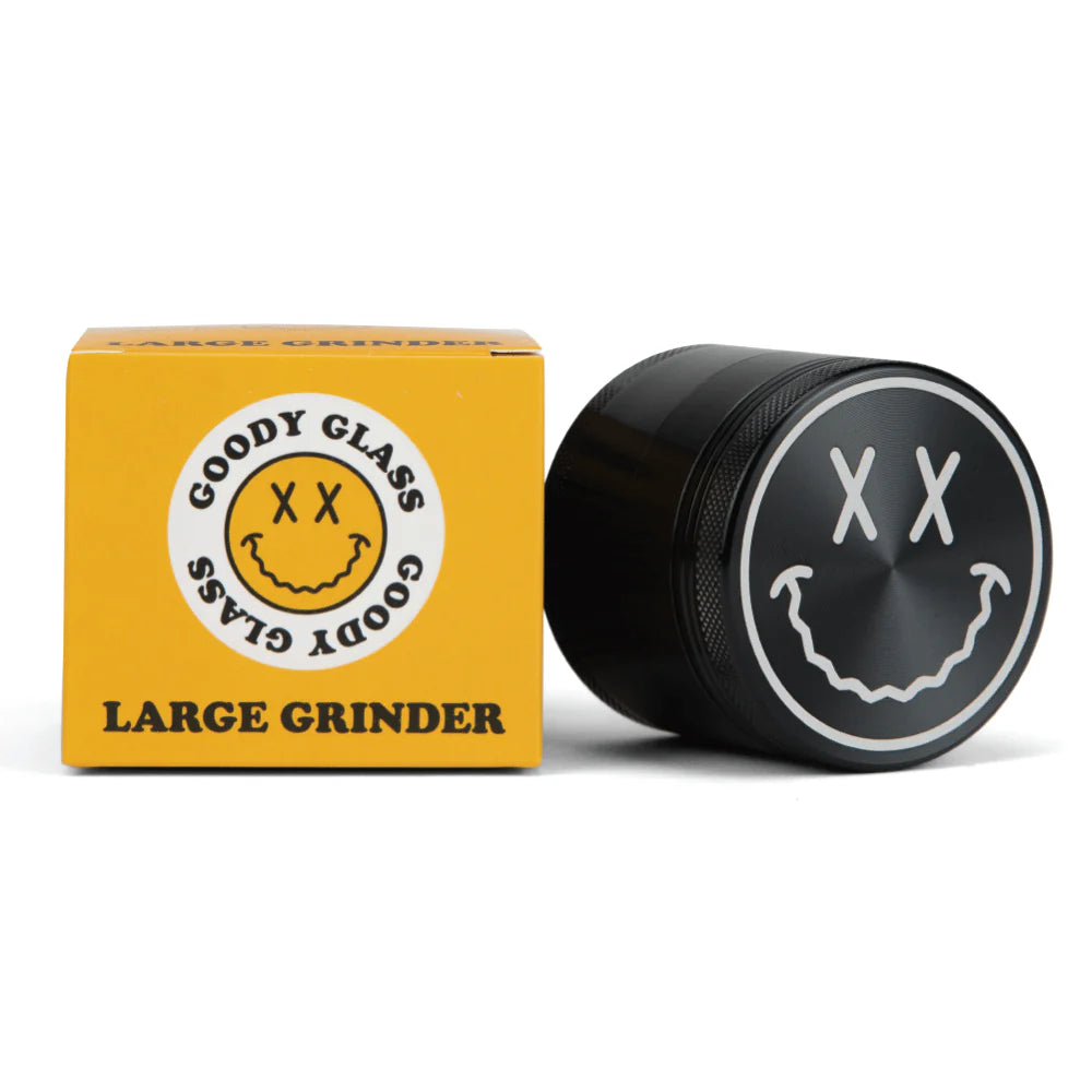 Goody Glass - Big Face Herb Grinder 4 Piece 2.2"