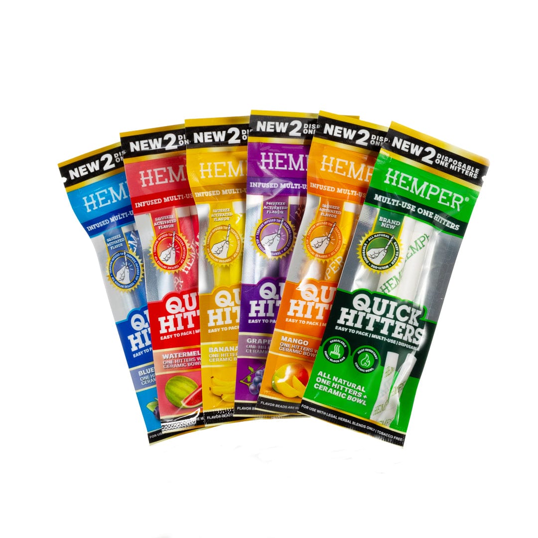 HEMPER - Quick Hitters Multi-Use One Hitter | Sampler Pack